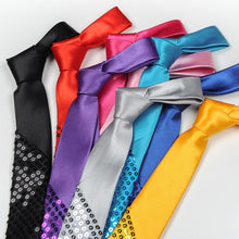 Load image into Gallery viewer, Sequin Full Length Neck Tie Fancy Dress Dance Party Costume New